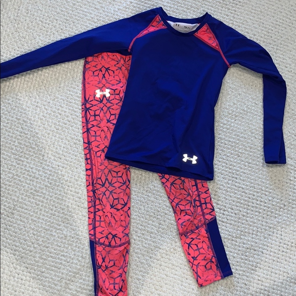 Under armour set cold gear YSM